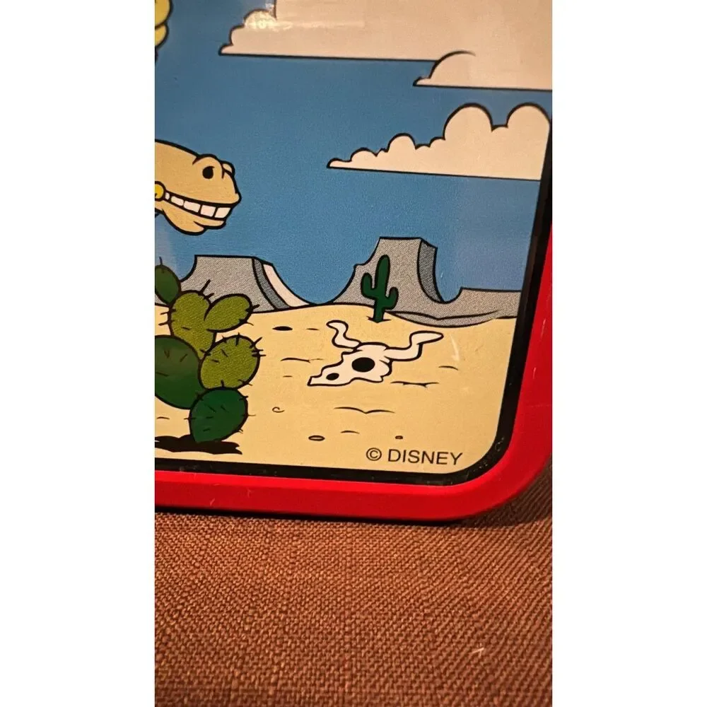 Disney Mickey Mouse Cowby Tin Metal Mini Lunchbox ASC